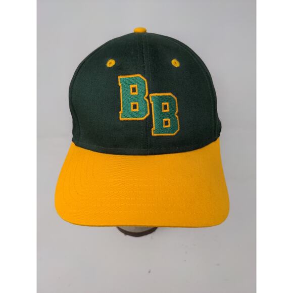OTTO Strapback Hat Embroidered BB Logo OSFM Green Yellow Adjustable - Picture 3 of 10